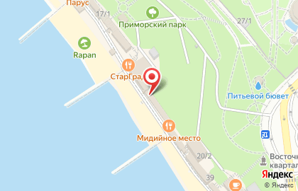 Продуктовый магазин в Сочи на карте