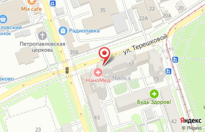 Парикмахерская Любимая в Свердловском районе на карте
