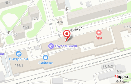 Юридическое бюро №1 в Заельцовском районе на карте