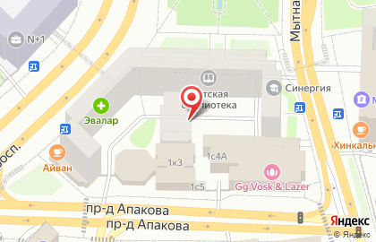 Baccarat на Калужской площади на карте