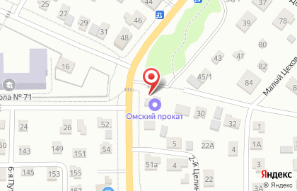 Компания по прокату строительного оборудования, инструмента и спецтехники Омский прокат на Машиностроительной улице на карте