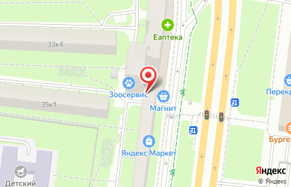 Салон красоты Элегант на проспекте Большевиков на карте