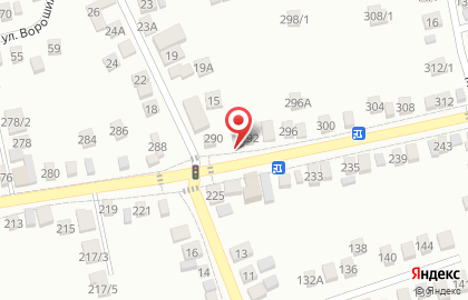 Парковка на улице Войкова на карте