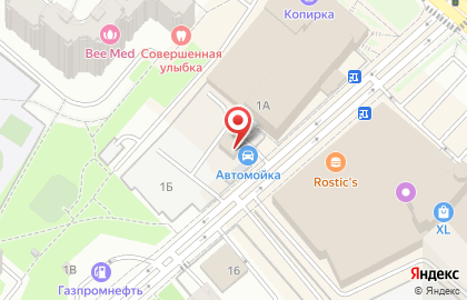Автомойка в Москве на карте