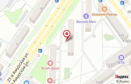 КомфортПластДизайн на 21-ой Амурской улице на карте