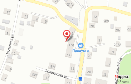 Продуктовый магазин в Калининграде на карте