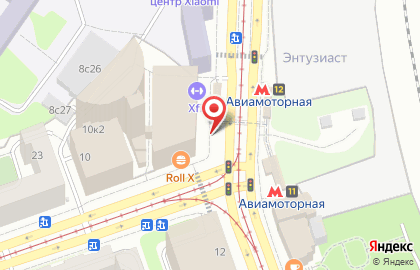 Салон связи МТС на Авиамоторной улице, 10 к 1 на карте