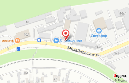 Мебельный магазин Мебель ОПТ Торг на Михайловском шоссе на карте