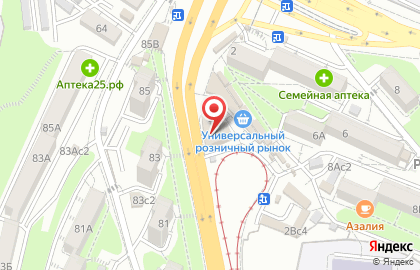 Автостоянка Адмирал на улице Адмирала Юмашева на карте
