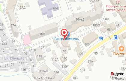 Торговая компания Гурман на Кисловодской улице на карте