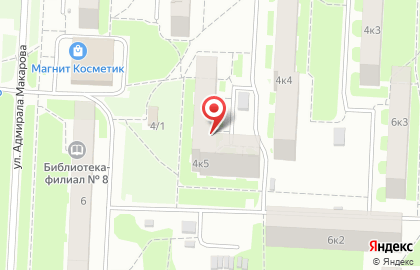 Сервисный центр Техно+ на улице Адмирала Макарова на карте