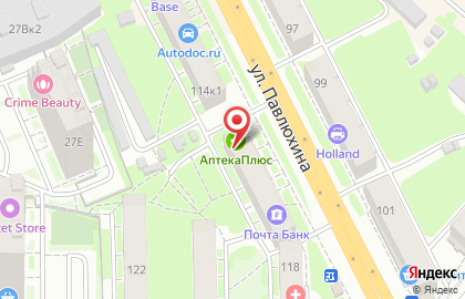 Булочная-пекарня Жар-Свежар на улице Павлюхина на карте