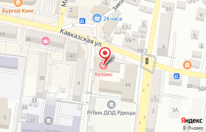 Хеликс на карте