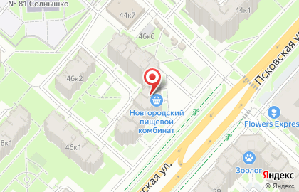 Магазин товаров для виноделия Первачок на Псковской улице на карте