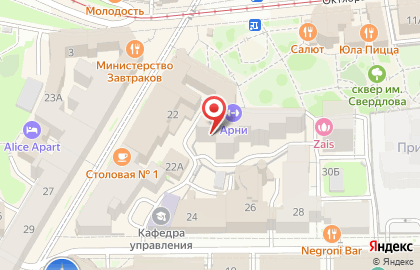 Vera на Большой Покровской улице на карте