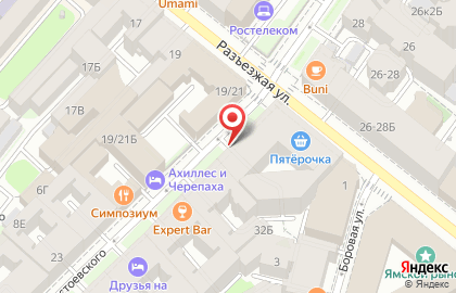 Гостевой дом Завтра в Питер на улице Достоевского на карте