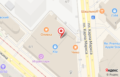 Компания по производству офисных стульев и кресел Аленсио на площади Карла Маркса на карте