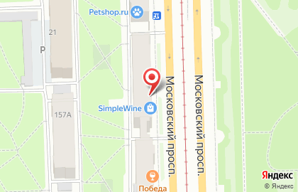 Бутик домашнего текстиля Togas на Московском проспекте на карте