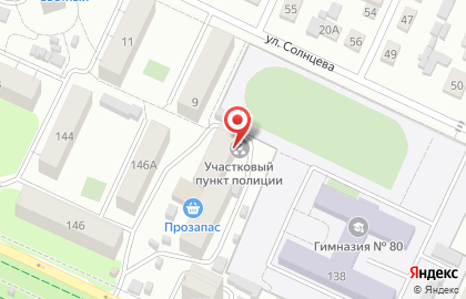 Участковый пункт полиции отдела полиции по Железнодорожному району УМВД России по г. Барнаулу на карте