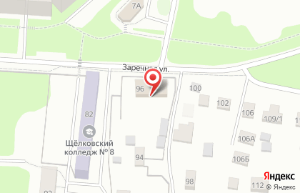 Ветер перемен на Заречной улице на карте