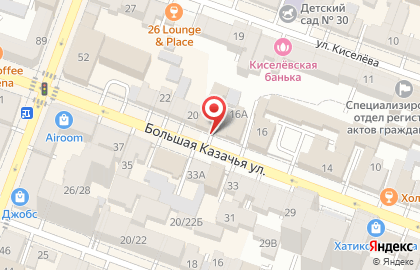Кофейня Portland Coffee на Большой Казачьей улице на карте