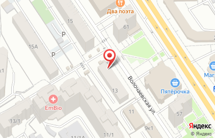 Магазин живого пива Пивноff на Волочаевской улице на карте