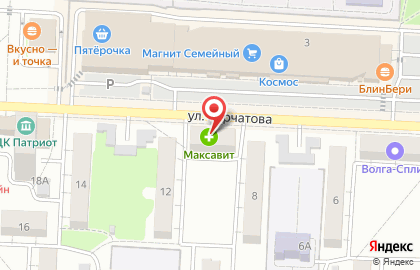 Аптека Максавит в Волгограде на карте
