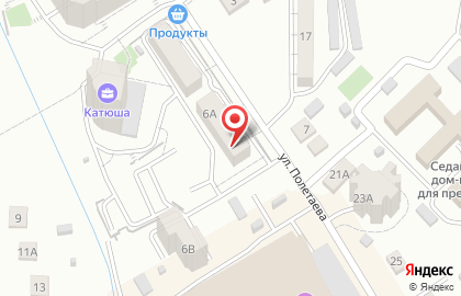 Продуктовый магазин Морячок на улице Полетаева на карте