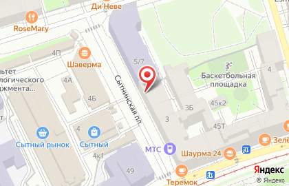Магазин Минимакс-Электрик в Петроградском районе на карте