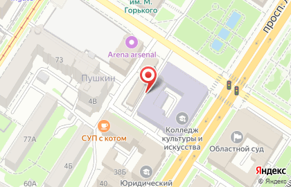 Одесса в Центральном районе на карте