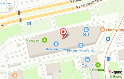 Сервисный центр АС+ в ТЦ ​КомсоМОЛка на карте