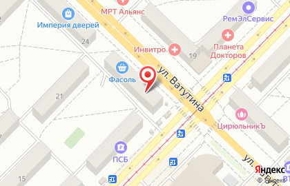 БКС-Инвестиционный Банк на площади Карла Маркса на карте