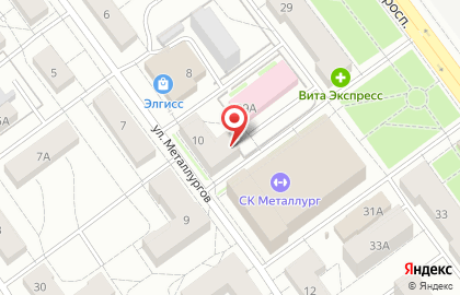 Парикмахерская Лик на улице Металлургов на карте
