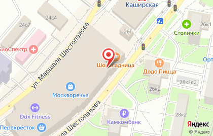 Магазин REDMOND smart home в Москворечье-Сабурово на карте
