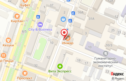 Магазин овощей и фруктов в Минеральных Водах на карте
