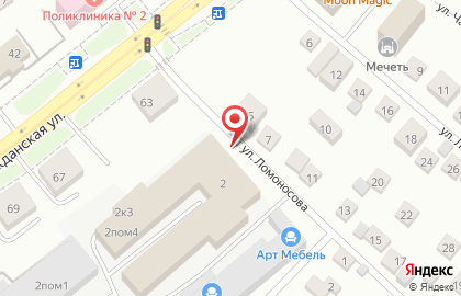 Магазин Крепеж на улице Ломоносова на карте