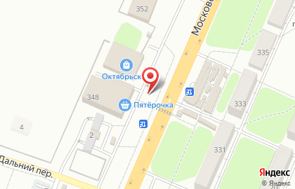 Магазин продуктов на Московской улице на карте