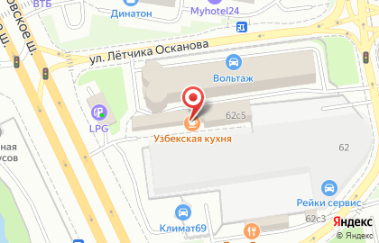 Кафе узбекской кухни в Москве на карте