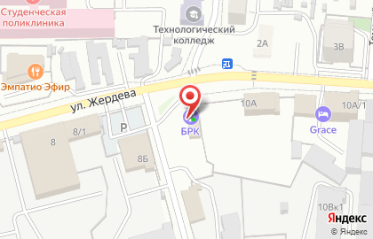 БРК в Октябрьском районе на карте