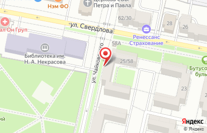 Милан на улице Чайковского на карте