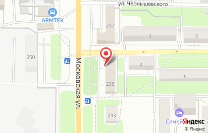 Строительная компания Меридиан на Московской улице на карте