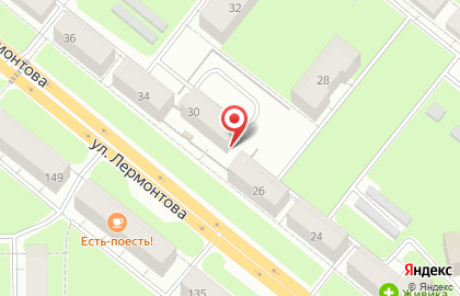 Парикмахерская Фантазия на улице Лермонтова на карте
