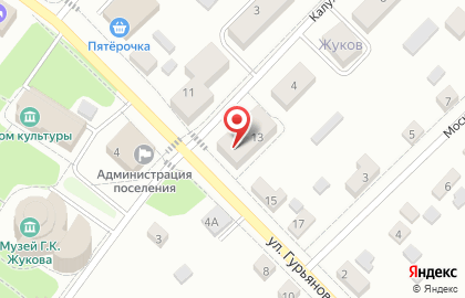 Страховая компания Росгосстрах на улице Гурьянова на карте