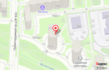 Квартира Красиво на улице Брусилова на карте