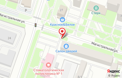 Мастерская по изготовлению ключей на Магистралиной улице на карте