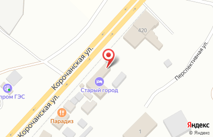 Гостиничный комплекс Старый Город на Корочанской улице на карте