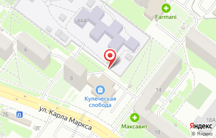 Торгово-монтажная компания Decor на улице Карла Маркса на карте
