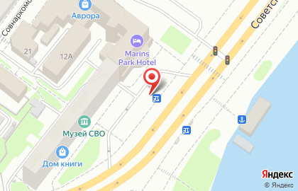 Продуктовый магазин ЕВРО*МАРТ на метро Московская на карте