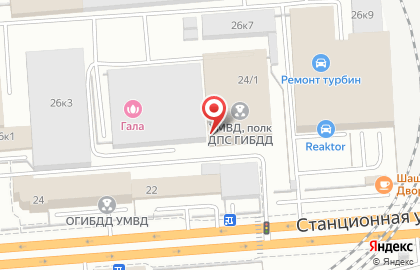 Банкомат СберБанк на Станционной улице, 24/1 на карте