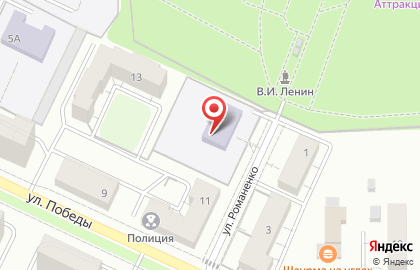 Детский сад №18 компенсирующего вида на улице Романенко на карте